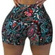 thumbnail image 2 of Fotbe Paisley Shorts Sin Costuras – Shorts Deportivos de Cintura Alta para Mujer, Elásticos para Gimnasio, Yoga, Running o Ciclismo-Small, 2 of 8