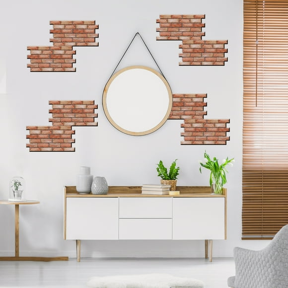 Wallpaper,Pvc Wall Stickers Peel Stick Pvc 3 Dimension Red Wall Stickers Room Removable Adhesive Wallpaper Room Kitchen Countertop Stick Pvc Wall Stickers Room Kitchen Dimension Red Brick Rookin