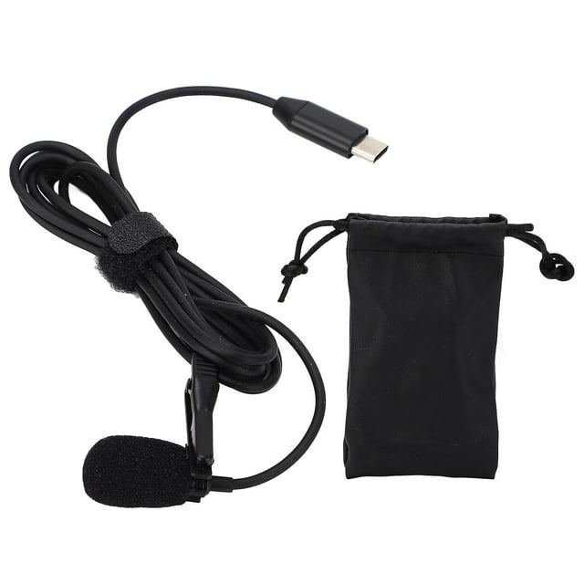 Type-C Omnidirectional Condenser Lavalier Microphone for Insta360 ONE RS