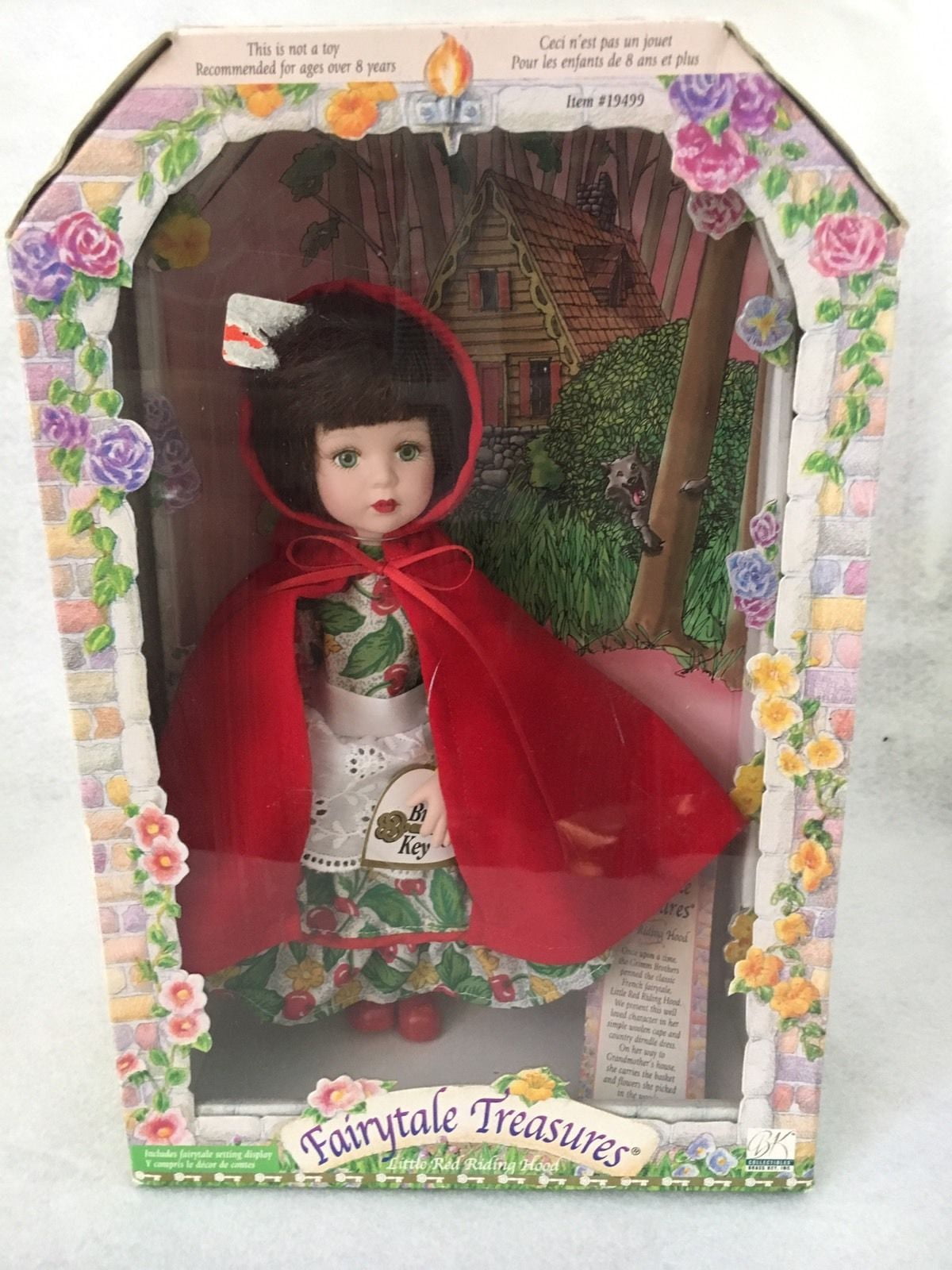 little red riding hood porcelain doll