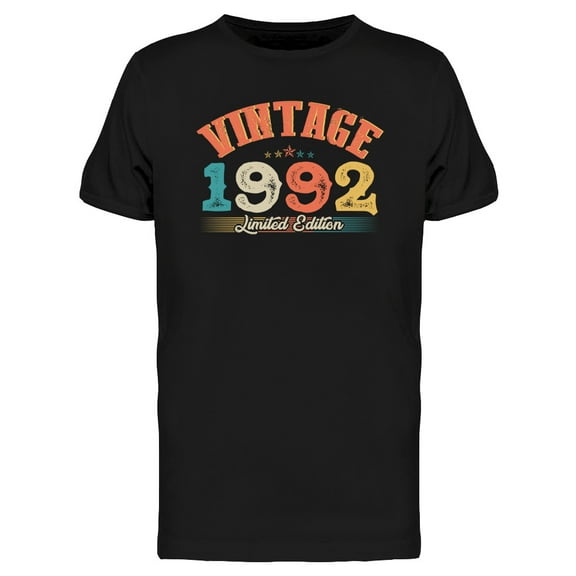 1992 Vintage T-Shirt Men -Image by Shutterstock, Male Medium