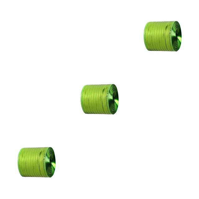 Kearding Cintas Envoltura de oro verde Shamrock Craft Ribbon Festival Fabricación de tarjetas Suministros de embalaje DIY Bar Habitación Type1 NO1