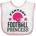 thumbnail image 3 of Inktastic Fantasy Football Princess Girls Baby Bib, 3 of 4