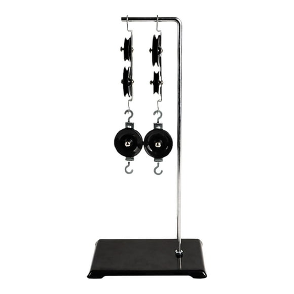 Conjunto de poleas para experimentos de física, material didáctico para demostración, medidor de fuerza multiusos Base engrosada
