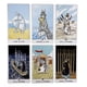 thumbnail image 3 of Cartas de Tarot de conejo de alta calidad en caja de lata de Metal, juegos de mesa de 10cm x 6cm, borde Chapado en verde dorado, 78 tarjetas con manual de papel4592, 3 of 5