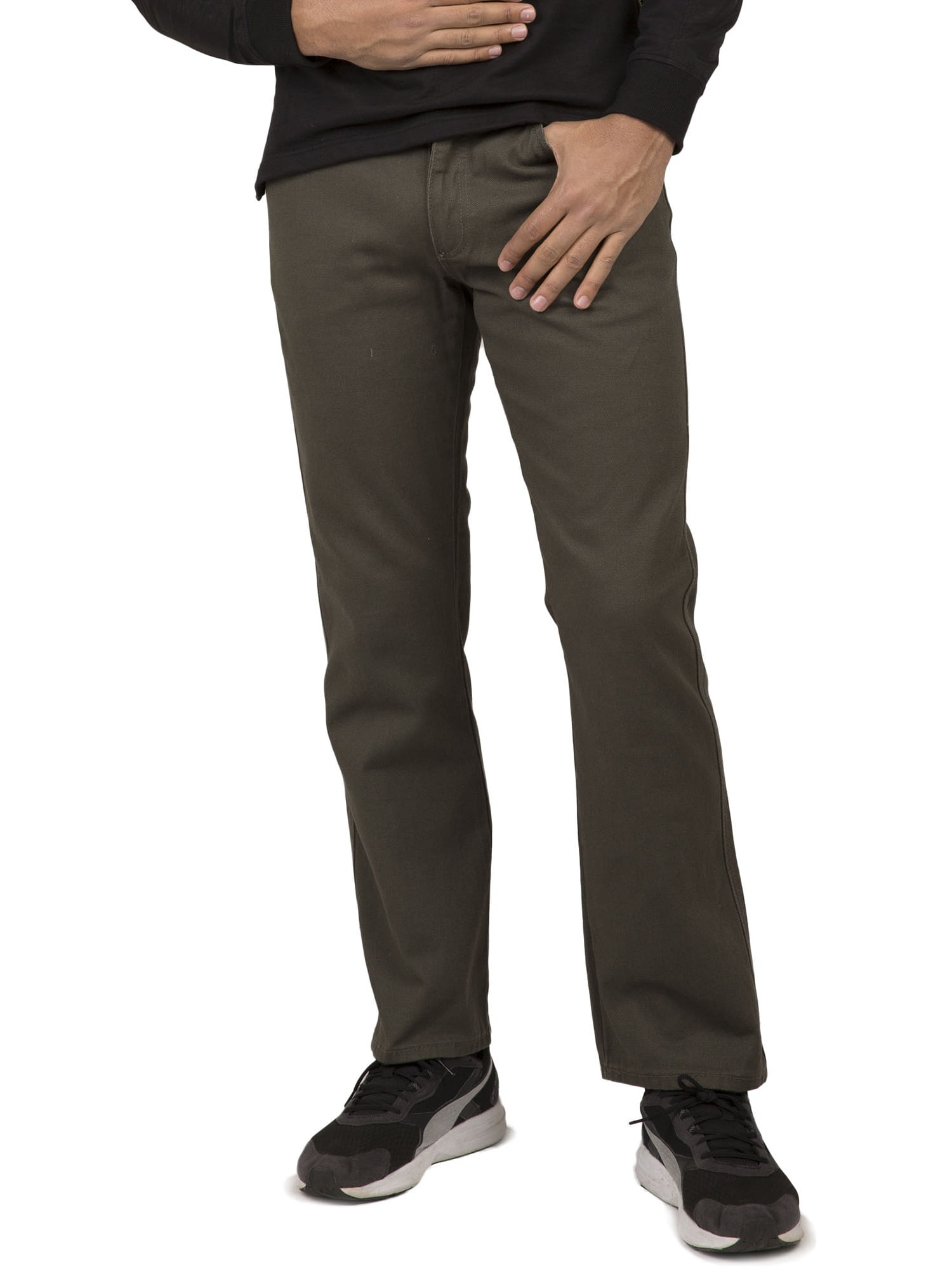 mens olive jeans