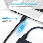 USB 3.0 A To A Male Cable 3Ft,USB To USB Cable USB Male To Male Cable USB Cord with Gold-Plated Connector for Hard Drive Enclosures, DVD Player, Laptop Cooler