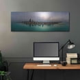 thumbnail image 5 of Luxe Metal Art 'Cloudy Winter in Chicago' by Luxe Portfolio, Metal Wall Art, 48"x16", 5 of 9