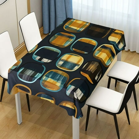 

Ryvnso Fashion Digital Paper Rectangle Table Cloth Tablecover Dinning Tablecloth 54 x54