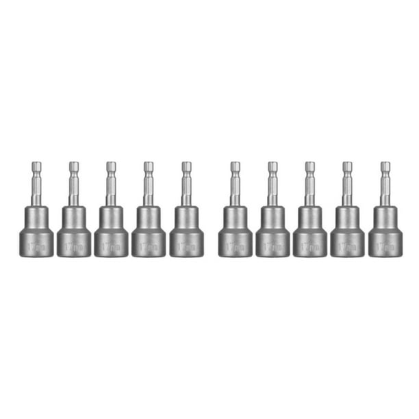 Destornillador de tuercas Eigraketly portátil 5 piezas hexagonal 17x65mm
