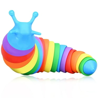 Fidget Toys - Slug Sensory Toy - 1 Count Silicone Fidget Toy
