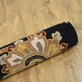 thumbnail image 4 of Rugsotic Carpets Hand Tufted Wool Eco-Friendly Area Rugs - 5'x8', Rectangle, Black, Modern Contemporary Design, High Pile Handmade Anti Skid Rugs for Living Room, Bed Room (K00151), 4 of 10