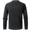 thumbnail image 5 of Men's Sweaters Autumn And Winter Stand Up Collar Half Zip Warm Casual Swweater Pullover, 5 of 6