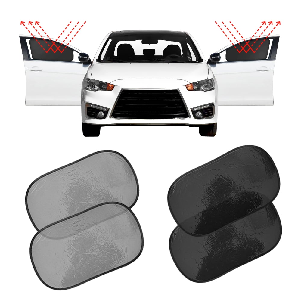 1 Set Kids Pet from Sun- Blockover 98/% UV Rays - Fit Most Cars -Easy /& Flexible to Use Car Sun Shades for Side and Rear Window to Protect Your Baby Black PVC Children 2 pieces