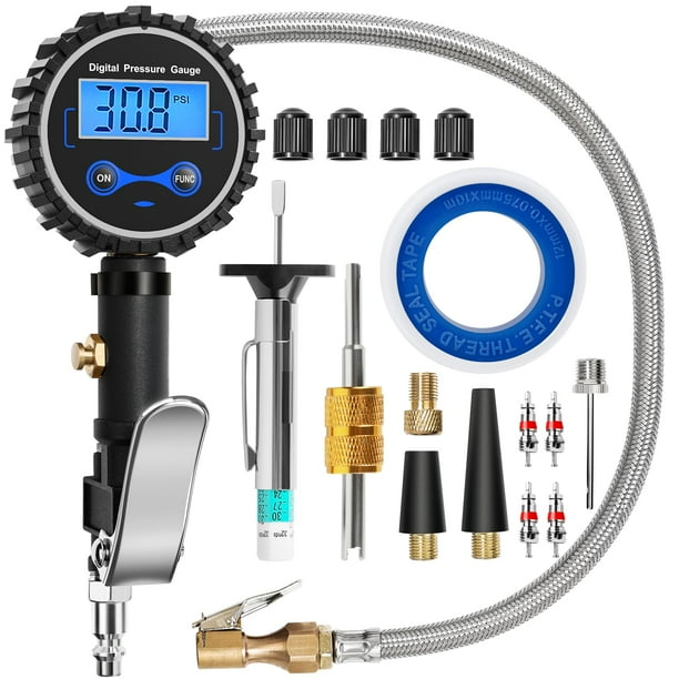 Inflador de neumáticos Vondior Digital 200 PSI con manómetro