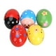 thumbnail image 1 of EeaseMX 5 maracas de madera con forma de huevo, juguete de percusión musical para niños (color aleatorio), 1 of 6
