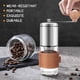 thumbnail image 2 of Viaje poético en el café, molinillo de café manual de acero inoxidable, fresa cónica de cerámica para moliendas artesanales, listo para viajar y fácil de limpiar, cuenta con función de preparación, 2 of 7