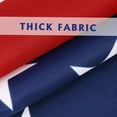 thumbnail image 4 of American US Flag 3x5 Ft, Longest Lasting USA Flag- Stitched with 3 Layer of Canvas and Double Sides Printed, Heavy-Duty USA Flags with Brass Grommet for Outdoor & Indoor, Fade & UV Protected, 4 of 8