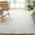 thumbnail image 2 of Safavieh  Natura Irinka Wool Fringe Rug 6'  x  9' - Grey/Black - Rectangle, 2 of 5