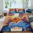 thumbnail image 2 of Nosotros los Osos Conjunto de sábanas temático, trío de piezas, cómodo y amigable con la piel, diseño único, regalo de decoración para el hogar para familiares, amigos y fans,140cm *210cm, 2 of 6