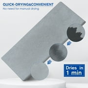 YIGII Instant Dry Sink Caddy Organizers, Countertop Wipe-Free Sink Organizer with Drying Stone