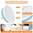 thumbnail image 6 of XUEYU 352 Pcs Cake Decorating Kit, Cake Baking Supplies with 48 Round Piping Tips,6 Korean Tips 4 Russian Tips, Baking Set with Non-slip Turntable, Baking Supplies Tools for Beginners,Plastic, 6 of 7
