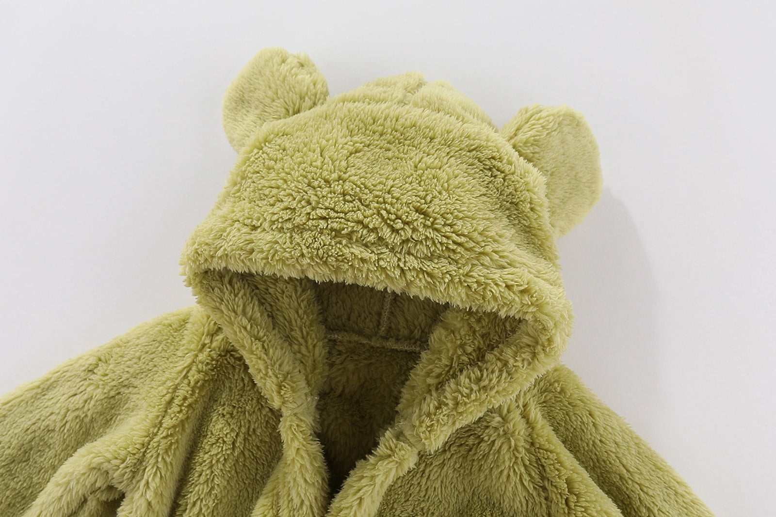 Rovga Baby Footie Snowsuit Winter Onesie Cartoon Bear Warm Hooded Outfits For Girls Boys Lovely Clothing