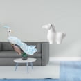 thumbnail image 2 of Escultura De Caballo De Pavo Real De Porcelana, Figura Decorativa De Animal, Estatua Para El Hogar, Jardín, Patio, Sala De Estar, Oficina, Mesa, Armario, Chimenea Interior., 2 of 8