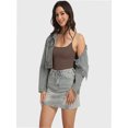 thumbnail image 6 of Women Sexy Square Neck Tank Top Summer Going Out Basic Cami Shirt, 6 of 6
