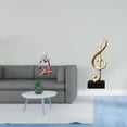 thumbnail image 2 of Figura Decorativa De Resina Con La Inscripción "Pensador Abstracto" Y Una Nota Musical. Ideal Como Centro De Mesa, Dormitorio, Oficina, Tienda, Estantería, Cajón, Escritorio,, 2 of 8