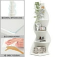 thumbnail image 2 of Fnova Étagère d'Angle à 5 Niveaux de 70 Pouces, Étagère de Rangement Moderne Haute Bibliothèque Support pour Plantes Organisateur pour Maison Bureau Salon Chambre, Blanc, 2 of 12