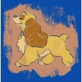 thumbnail image 2 of Boy's Lady and the Tramp Lady The Cocker Spaniel Strutting Graphic Tee Royal Blue X Small, 2 of 5