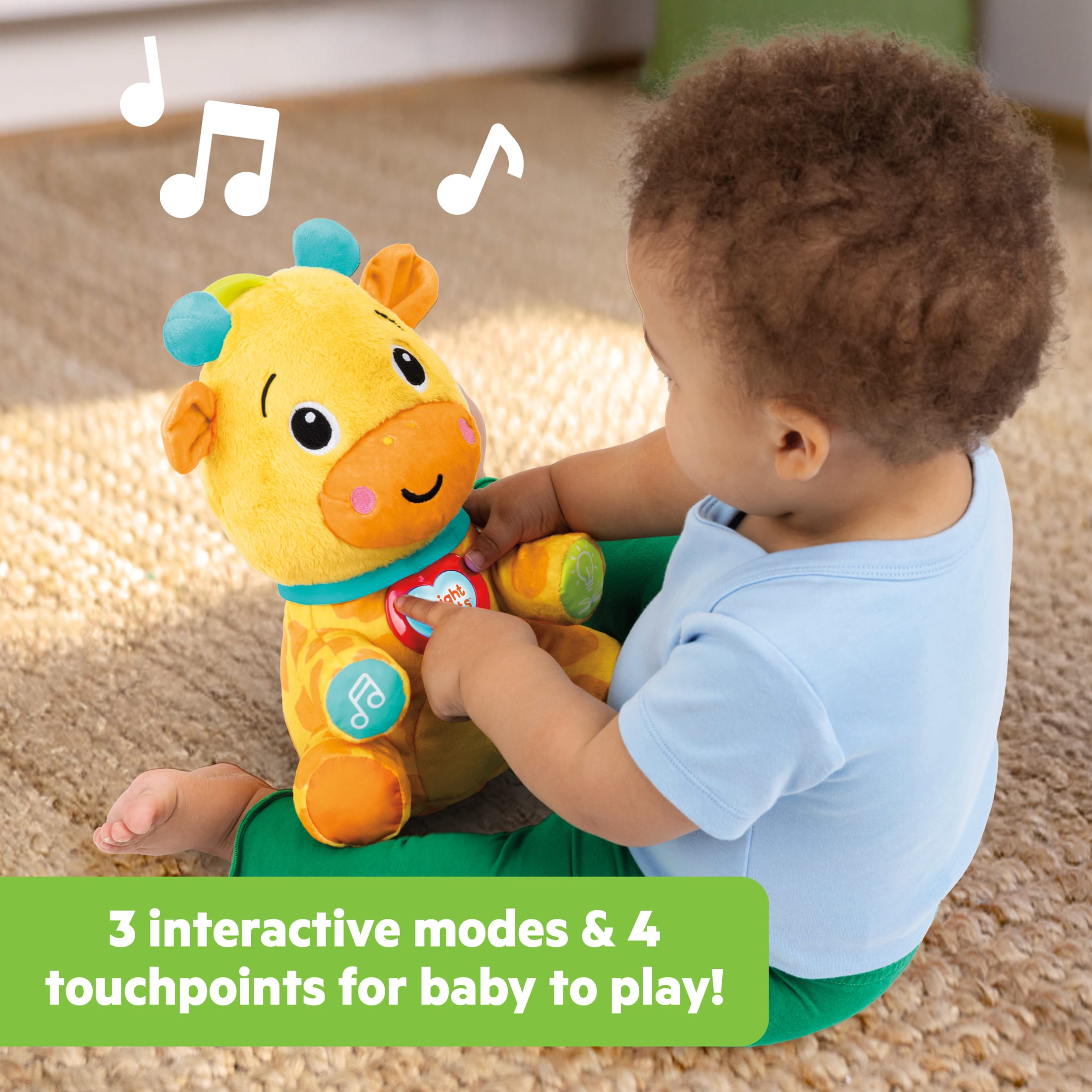 Bright Starts Chat & Cuddle Giraffe Musical Plush Toy, Unisex, Infant
