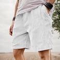 thumbnail image 1 of Retro Corduroy Casual Shorts with Embroidered Logo and Adjustable Drawstring for Everyday Comfort and Modern Style, 1 of 4