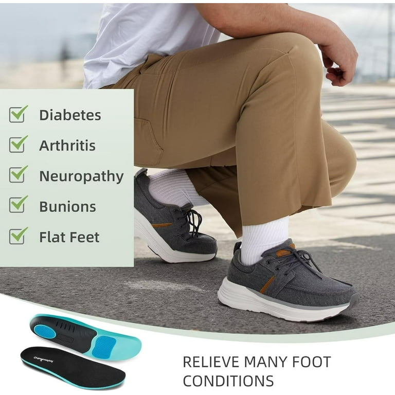 Fashion walking sneakers for plantar fasciitis