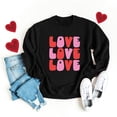 thumbnail image 3 of Love Stacked Bold | Sweatshirt, 3 of 4