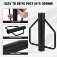 thumbnail image 4 of Fence Post Driver T Post Driver with Handle Heavy Duty Hand Post Pounder with Handle for U Fence Post Wooden Post, 4 of 7