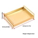 thumbnail image 5 of Bandeja Rectangular Dorada Bandeja De Almacenamiento De Escritorio De Metal Bandeja Decorativa Multiusos Con Mango Ergonómico Para Dormitorio Sala De Estar Cafetería Advancent HA027134-01, 5 of 7