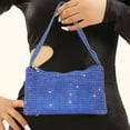 thumbnail image 5 of LQCrafK Women Evening Bags Rhinestone Clutch Purse Sparkly Cocktail Party Mini Handbag Cross Body Hobo Bag, 5 of 5