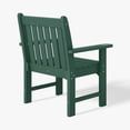 thumbnail image 6 of WestinTrends Malibu Outdoor Patio HDPE Adirondack Dining Arm Chair, Dark Green, 6 of 10