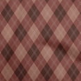 thumbnail image 1 of oneOone Georgette Viscose Brown Fabric Check Sewing Fabric By The Yard Printed Diy Clothing Sewing Supplies 42 Inch Wide, 1 of 4