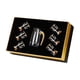 thumbnail image 2 of Juego de vino de estilo chino, juego de copas de vino, dispensador de vino de regalo, para regalo de hombre 6 copas de hojas doradas, 2 of 9