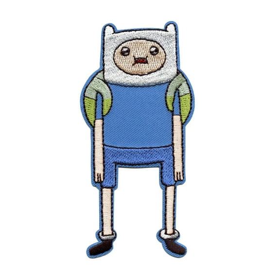 Adventure Time Finn In Awe Patch Cartoon Network Animation Embroidered Iron On