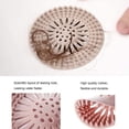 thumbnail image 5 of Tapón de pelo de silicona duradero, cubiertas de drenaje de ducha, fácil de instalar y traje limpio, compatible con bañera de baño y cocina, paquete de 5 Afortunado Sencillez, 5 of 5