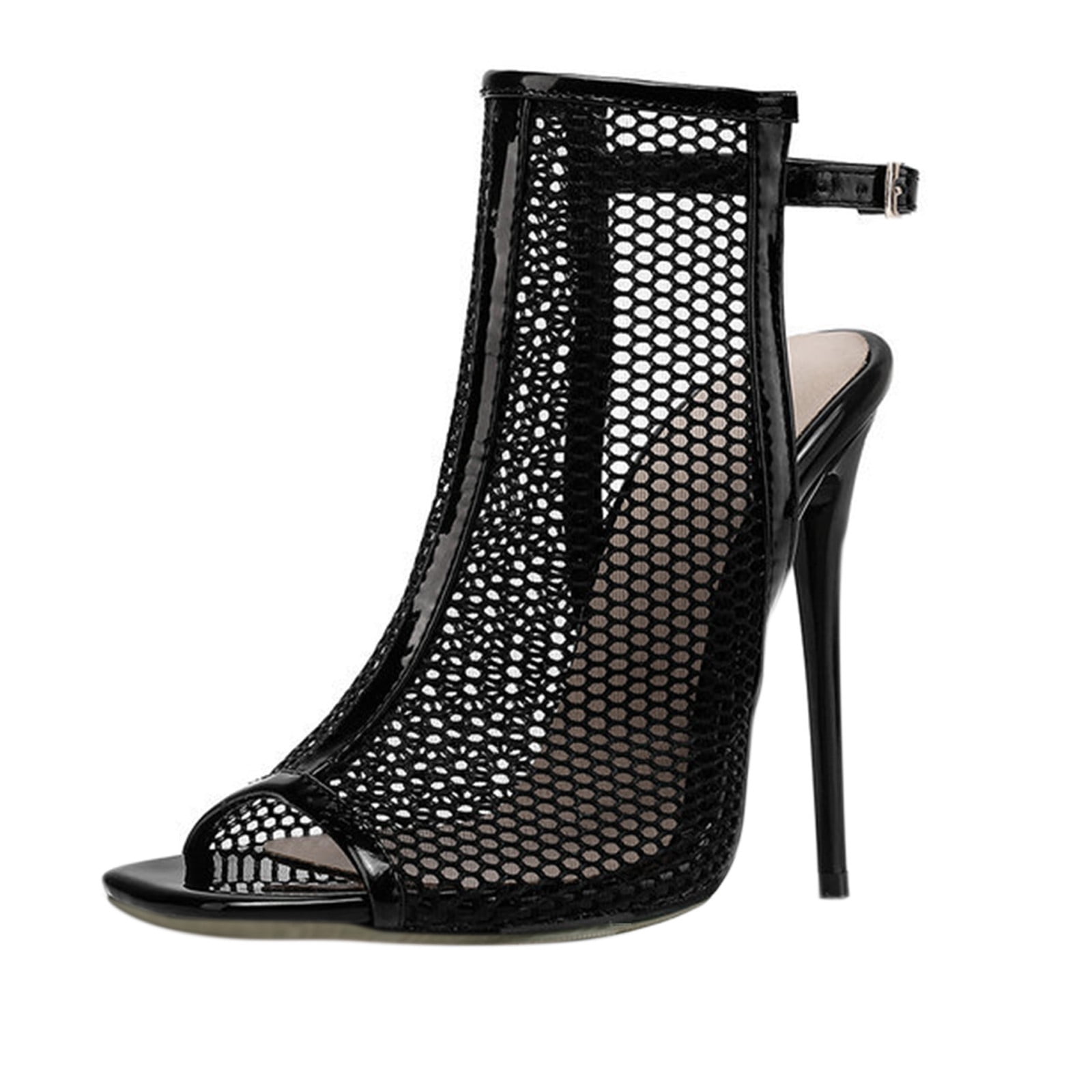 Women Fashion Sneaker Creeper Ankle Boots Platform Wedge High Heel