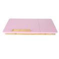 thumbnail image 7 of Mind Reader Bamboo Bed Tray, Adjustable Lap Desk Breakfast Table with Foldable Legs, Tilting Section for Laptop, Mouse Support, Pink, 7 of 7