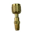 thumbnail image 4 of Adaptador de conector,Adaptador de latón con sello,piezas de reparación del núcleo de la válvula,Adaptador de latón hembra 1/4 rosca izquierda,Adaptador de latón SAE hembra de 1/4 a macho, 4 of 8