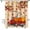 Fall Pumpkin, variant on Flip Flops Shower Curtain Waterproof Polyester Fabric Shower Curtain Summer Ocean Beach Colorful Flip Flops Curtain Decor Sets with Hooks for Bathroom Showers and Bathtubs Standard Size72x72 Inch