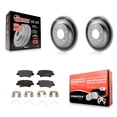 thumbnail image 1 of Transit Auto Rear Coated Disc Brake Rotors and Semi-Metallic Pads Kit for Car Hyundai Ioniq Kia Niro KGF-101778, 1 of 11