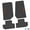 Black w/ Red Insert, variant on Flextread Floor Mats for 07-13 Jeep Wrangler JK 2-Door - Mopar Licensed Factory Fit - Black w/ Tan Sahara Insert - 100% Made in USA